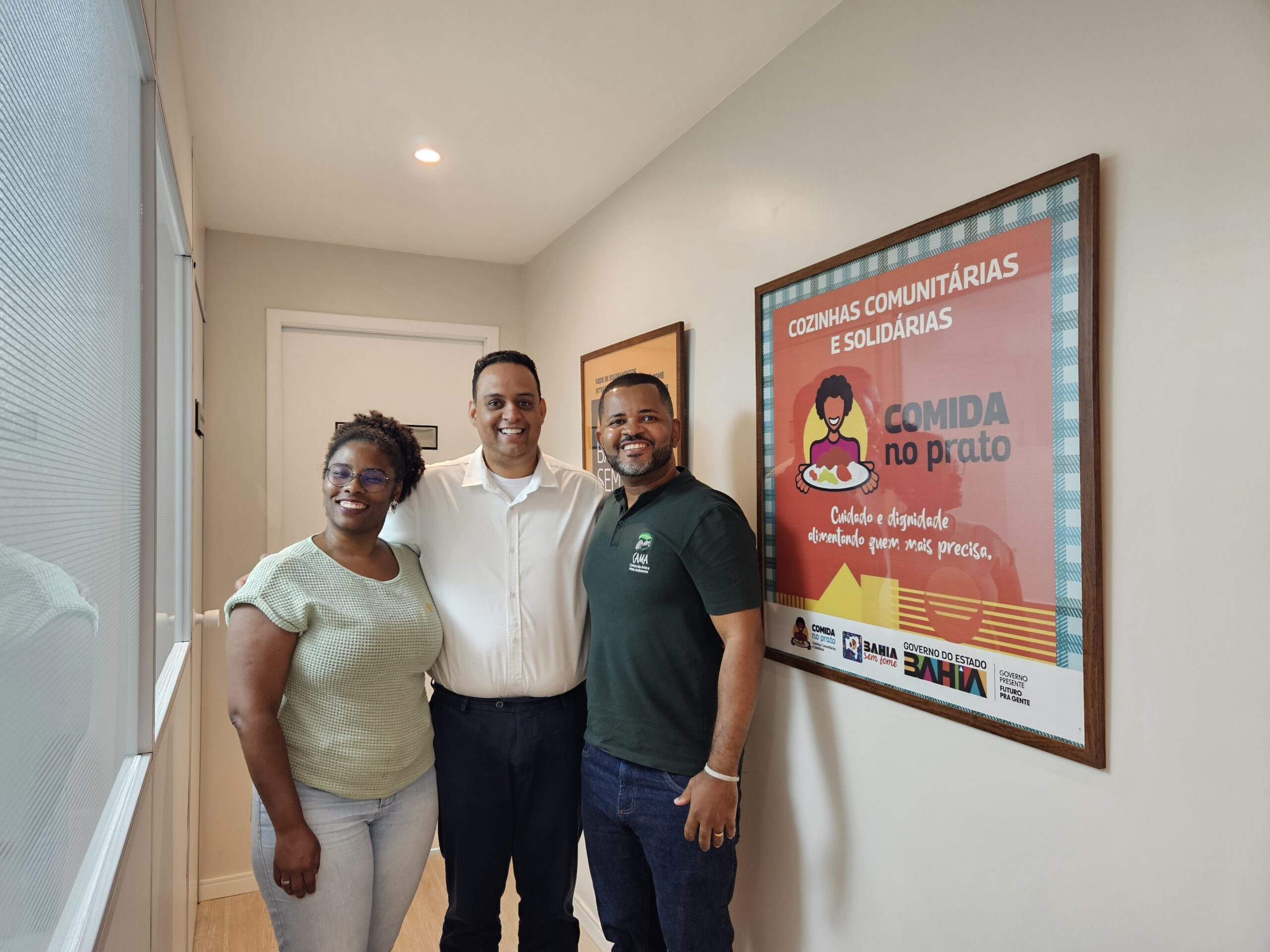 CAMA se reúne com coordenação do Programa Bahia Sem Fome para fortalecer ações contra a insegurança alimentar de catadores(as)