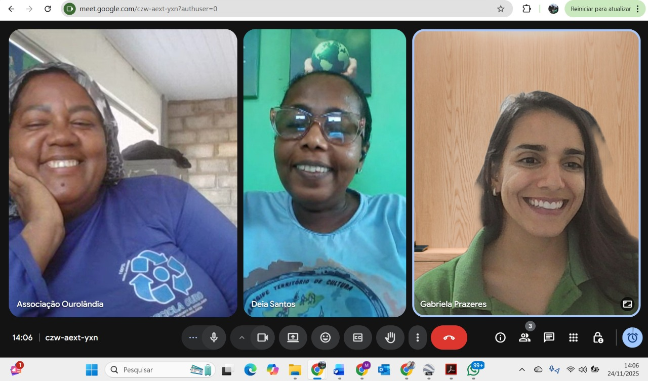 CAMA realiza assessoramento técnico-ambiental com organizações de catadores(as) em cinco municípios baianos